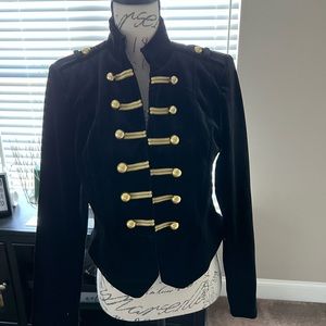Black velvet jacket